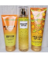 Sun Washed Citrus Bath Body Works Fragrance Mist Body Cream Exfoliating ... - €33,43 EUR
