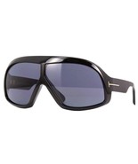 Tom Ford CASSIUS 965 01A Shiny Black / Gray Sunglasses TF965 01A 78mm - £287.80 GBP
