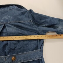 Women's Blue Denim Jacket Coat Pockets Size XL  image 5
