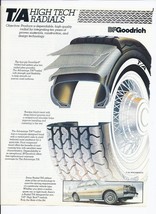 1981 BF Goodrich Tires Print Ad Automobile 8.5&quot; x 11&quot; - £15.50 GBP