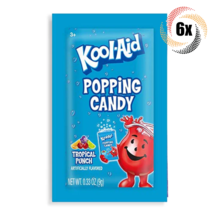 6x Packets Kool-Aid Tropical Punch Fruit Flavored Popping Candy | .33oz - £8.92 GBP