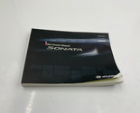 2011 Hyundai Sonata Owners Manual Handbook OEM J01B16024 - £14.14 GBP