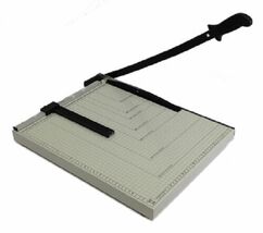 B-Stock Paper Cutter Metal Base Trimmer 18 X 15" - $19.99