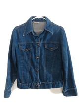 Vtg. Orange Tag Levi’s Trucker Denim Jacket Women Distressed Measurements Below - £53.15 GBP