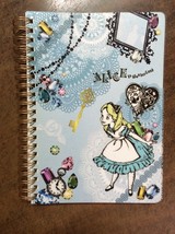 Disney Alice in Wonderland NOTEBOOK. Jewelry Theme. Beautiful Style. RARE - £15.93 GBP