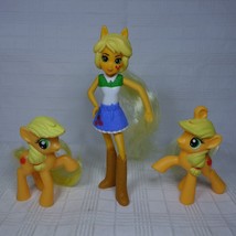 Hasbro My Little Pony MLP Lot of 3 Applejack dolls ponies (2010-2013) - £10.22 GBP