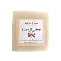 Raw Shea Butter Soap Bar Unscented Natural and Handmade Cleansing Skincare to So - £18.99 GBP