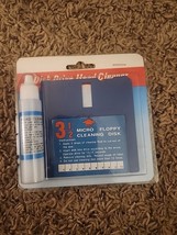 Vintage Disc Head Cleaner 3.5 3 1/2 “ Micro Floppy NIB! - $24.23