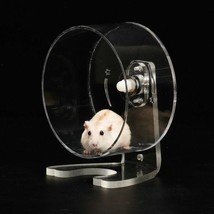 Transparent Acrylic Pet Exercise Wheel - The Ultimate Hamster Fitness Ex... - $19.95