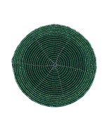 Bliss Perline Natale Set Di 4 Sottobicchieri - Verde - $35.52