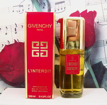 Givenchy L'Interdit EDT Spray 3.3 FL. OZ. NWB Red Box. - $359.99