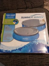 Summer Waves Pool Cover 8-10ft Frame &amp; Ring Pools w/ String Lock - £23.67 GBP