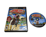 Let&#39;s Ride Silver Buckle Stables Sony PlayStation 2 Disk and Case - £4.28 GBP