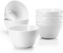 Porcelain Bouillon Cups, 8 Ounce Small Dessert Bowls, Soup Dipping Sauce - €46,65 EUR