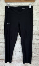 Under Armour Womens Black Compression Capri Leggings Athletic Workout Gy... - $32.00