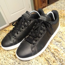 Adidas Men&#39;s Cloudfoam Advantage Black Casual Shoes Sneakers Size 11 AW3915 - £38.15 GBP