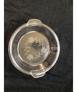 Pyrex casserole lid #683-C A-S etched flowers clear glass replacement - €10,31 EUR