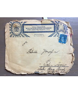 Alter Briefumschlag von Ungarn nach Palästina mit Briefmarke 1934 - $15.15 CAD