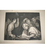 Vintage Print Engraved JS Copley Render unto Cesar the things which be C... - $643.50