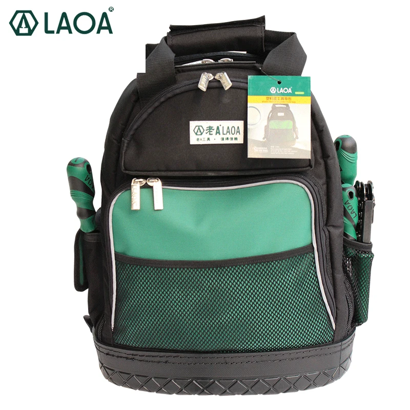 LAOA High Quality Tool Backpack Large Capacity 1680D s Tool Bag Multiional Ox Cl - £270.29 GBP
