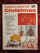 Things to MAKE for CHRISTMAS Magazine 1958 Mobile Gifts Wrapping Centerpiece - £7.63 GBP