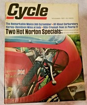 Cycle Magazine (No Label) November, 1967 Maico 360 Scrambler, Norton 360... - £11.34 GBP