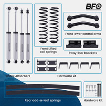 BFO 3&quot; Lift Kit W/ Add-a-leaf Springs For Jeep Cherokee XJ 2WD 4WD 1984-... - £286.33 GBP