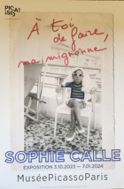 Sophie Calle - Manifesto Originale Esposizione - Mignonne-Musee Picasso Paris - $182.76