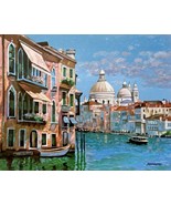 Howard Behrens &quot;Hotel Venezia&quot; Serigraph on Paper, Signed, W/COA - $539.24 CAD
