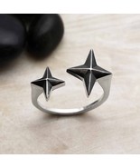 Sterling Silver Adjustable North Star Ring - $33.42