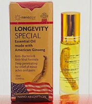 Nanogize Longevity American Ginseng Essential Oil 0.34 oz / 10ml (Pack o... - $15.83