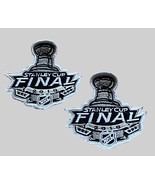 2 2010 NHL Stanley Cup Final Jersey Patch Chicago Blackhawks Philadelphi... - $17.81