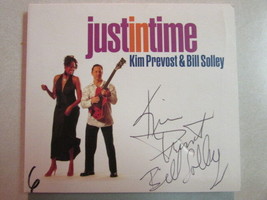 Kim Prevost &amp; Bill Solley Just In Time Italy Import Cd Autographed Bonus Tracks - £11.65 GBP