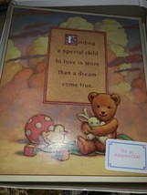 Vintage Hallmark Teddy Bears Adoption Keepsake Album Baby Book- New No B... - $12.89