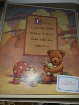 Vintage Hallmark Teddy Bears Adoption Keepsake Album Baby Book- New No Box Low $ - £10.28 GBP