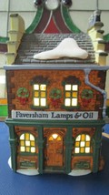 Faversham Lamps And Oil Lighted House Showroom Model Nobox 6 1/2 - £35.61 GBP