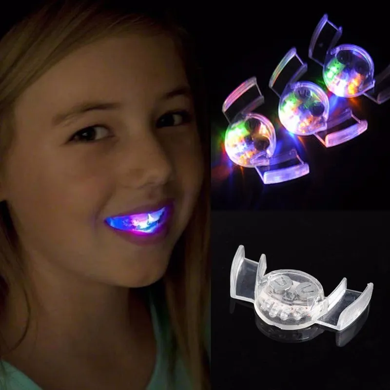 Glow Tooth Funny LED Light Kids Children Light-up Toys Flashing Flash ce Mouth G - £82.45 GBP