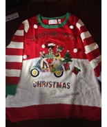 Scooting Into Christmas Sweater Size Medium - £29.91 GBP