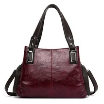 Handbags Women Bag Designer Cow Leather Handbags Sac A Main Women Crossbody Mess - $65.35
