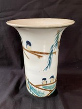 Ancien Japonais Porcelaine Vase Avec Oiseaux. Très Spécial Marques - £135.40 GBP