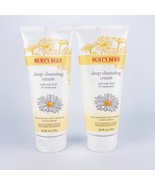 Burts Bees Soap Bark and Chamomile Deep Cleansing Cream 6oz Ea lot Of 2 - £18.34 GBP