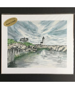 VTG Regan J Smith Limited Edition Lighthouse Print Ocean Scene Signed Nu... - $66.52 CAD