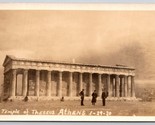 RPPC Temple of Theseus Athens Greece Jan 29 1920 UNP DB Postcard K8 - £7.79 GBP
