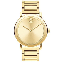 Movado Women&#39;s Bold Gold Dial Watch - 3600822 - £439.88 GBP