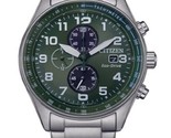 Citizen Watch Eco-Drive Chronograph 43mm with Green Dial - $284.95