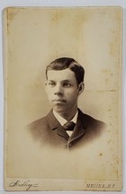 Madina New York Handsome Young Man Hedley Studio Cabinet Card Photo GG103 - £10.24 GBP