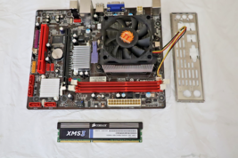 BioStar A780L3B Motherboard w/ AMD Phenom 2 x4 840 3.2GHz 4GB Ram + Fan&amp;... - $914.23 MXN