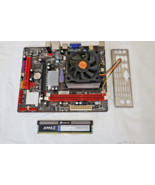 BioStar A780L3B Motherboard w/ AMD Phenom 2 x4 840 3.2GHz 4GB Ram + Fan&amp;... - $906.82 MXN