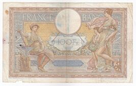 France, 100 Francs, 1937, P86b, XF, Petit Dommage En Bas Droit-
show ori... - $25.26