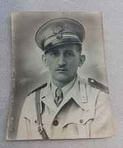 old original photo of italian fascism officer-propaganda-25.5 cm x 18 cm-rare - £13.95 GBP